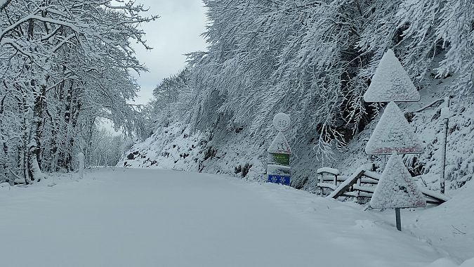 Neve di Pasqua sul Pratomagno